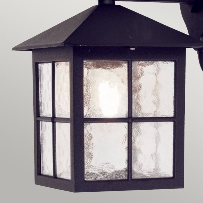 Elstead Lighting Winchester 1 Light Wall Down Lantern - Black