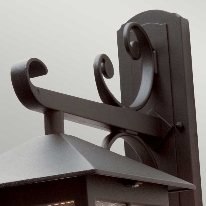 Elstead Lighting Winchester 1 Light Wall Down Lantern - Black - Exterior