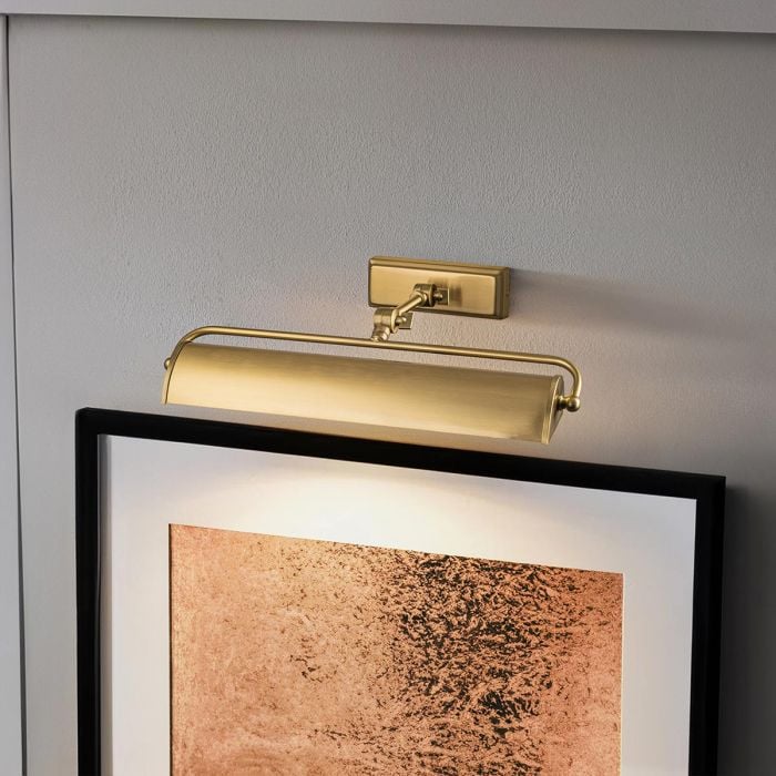 Elstead Lighting Winchfield 2lt Medium Picture Light - Aged Brass
