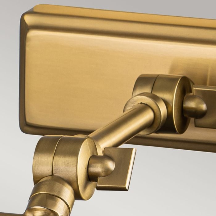 Elstead Lighting Winchfield 2lt Medium Picture Light - Aged Brass