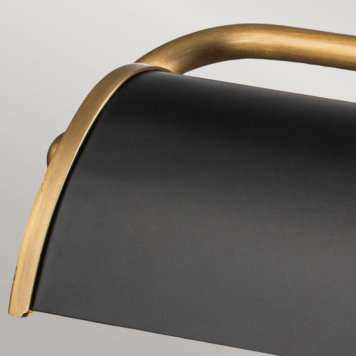 Elstead Lighting Winchfield 2lt Medium Picture Light - Aged Brass & Matte Black