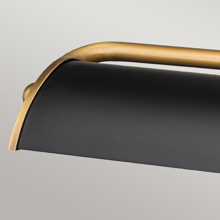 Elstead Lighting Winchfield 4lt Large Picture Light - Aged Brass & Matte Black