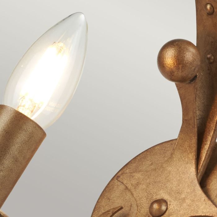 Elstead Lighting Windsor 1 Light Wall Light - Gold Patina