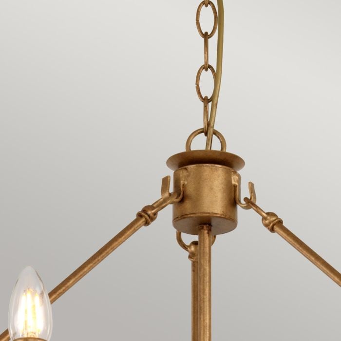 Elstead Lighting Windsor 12 Light Chandelier - Gold Patina