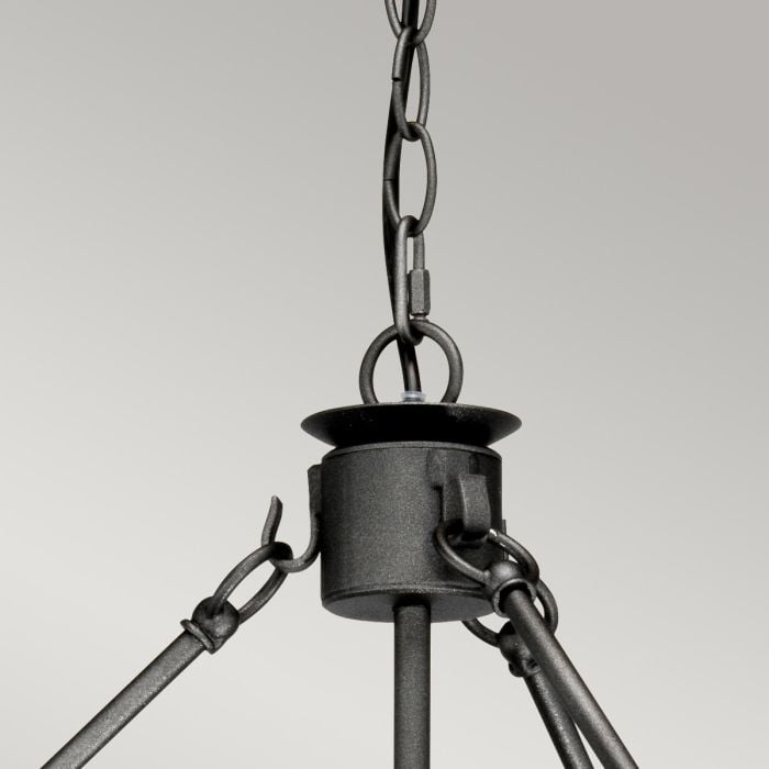Elstead Lighting Windsor 12 Light Chandelier - Graphite