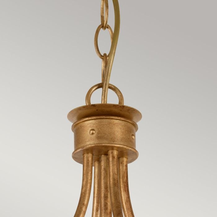 Elstead Lighting Windsor 4 Light Pendant - Gold Patina