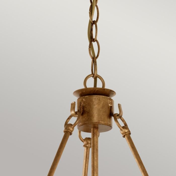 Elstead Lighting Windsor 6 Light Chandelier - Gold Patina