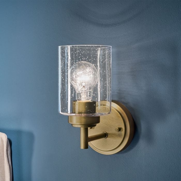 Elstead Lighting Winslow 1 Lt Wall Light - Natural Brass