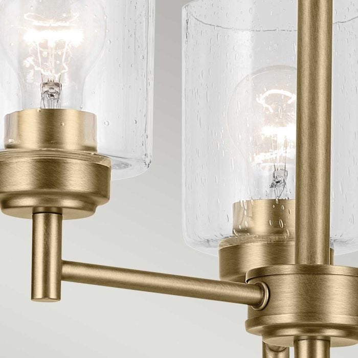 Elstead Lighting Winslow 3 Lt Chandelier - Natural Brass