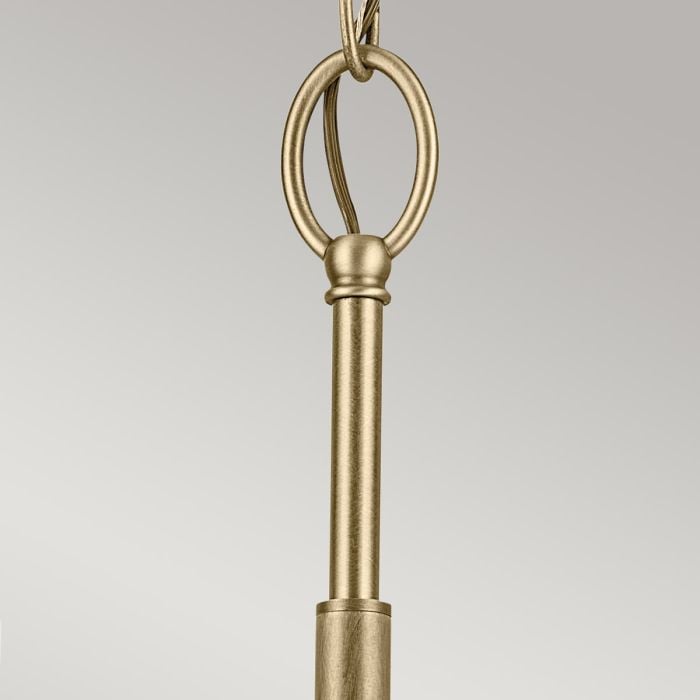 Elstead Lighting Winslow 3 Lt Chandelier - Natural Brass