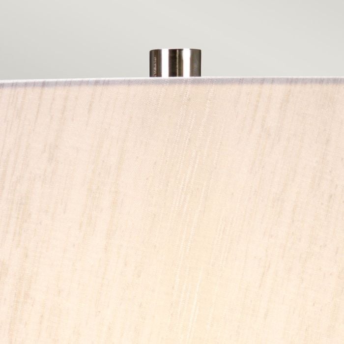 Elstead Lighting Woolwich 1 Light Table Lamp - Textured Graphite White Glaze And Silver Shade