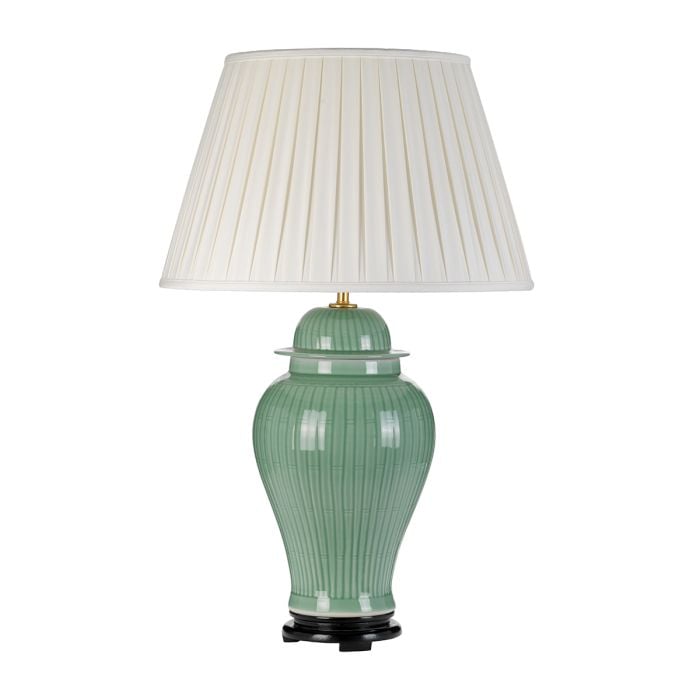 elstead lighting Yantai 1 Light Table Lamp With Tall Empire Shade