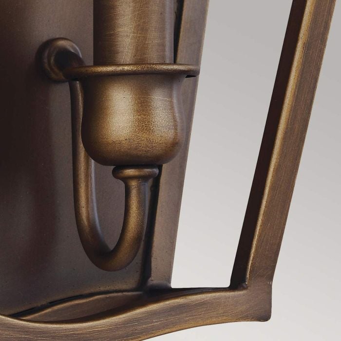 Elstead Lighting Yarmouth 2 Light Wall Light - Painted Aged Brass