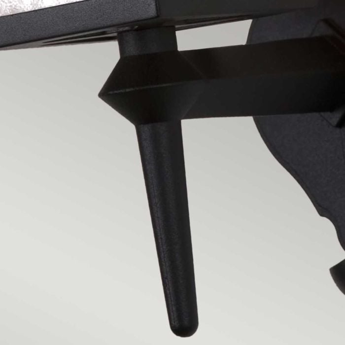 Elstead Lighting York 1 Light Wall Up Lantern - Black