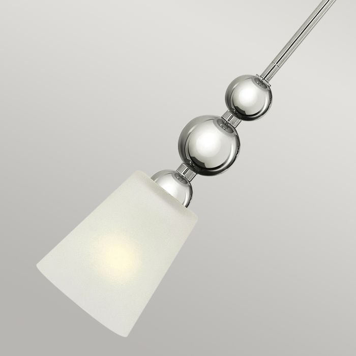 Elstead Lighting Zelda 1 Light Mini Pendant - Polished Nickel