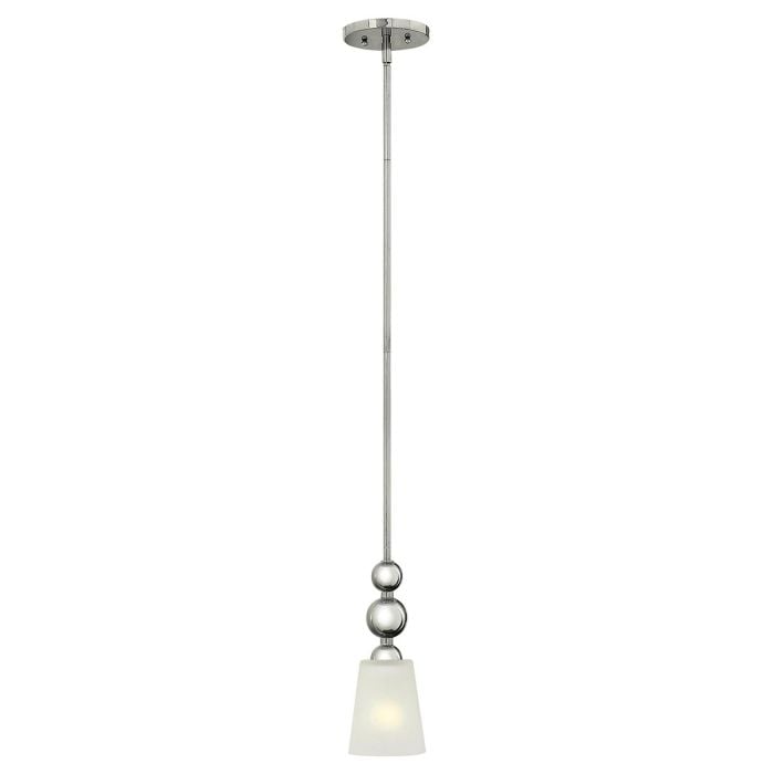 elstead lighting Zelda 1 Light Mini Pendant - Polished Nickel
