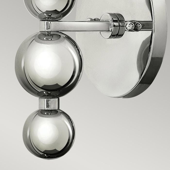 Elstead Lighting Zelda 1 Light Wall Light - Polished Nickel