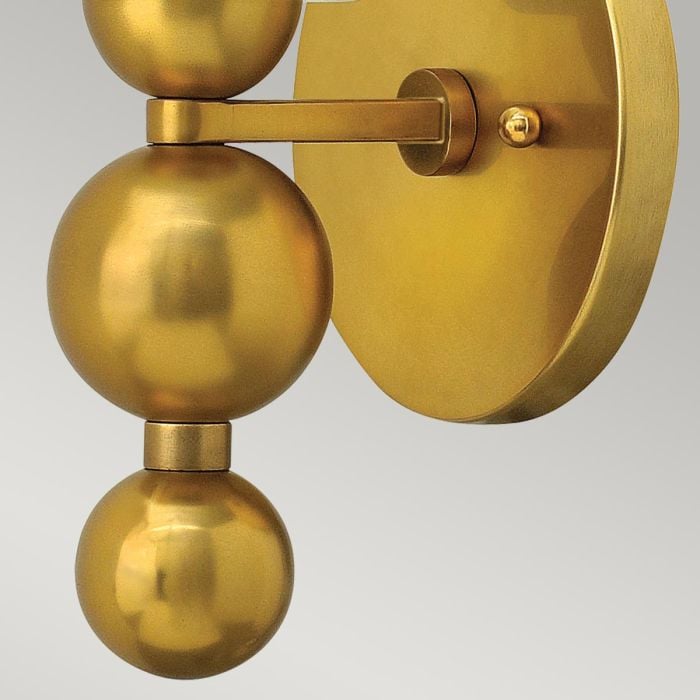 Elstead Lighting Zelda 1 Light Wall Light - Vintage Brass