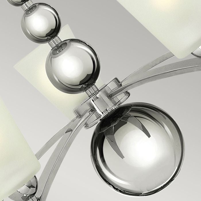 Elstead Lighting Zelda 5 Light Chandelier - Polished Nickel