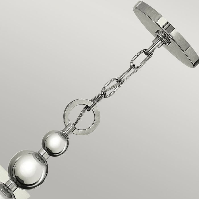 Elstead Lighting Zelda 5 Light Chandelier - Polished Nickel