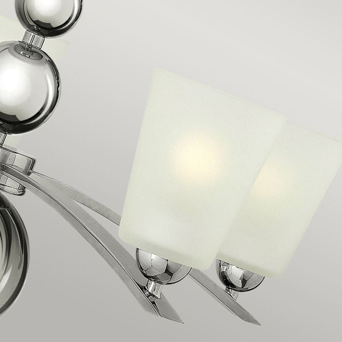 Elstead Lighting Zelda 5 Light Chandelier - Polished Nickel