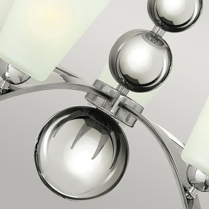 Elstead Lighting Zelda 7 Light Chandelier - Polished Nickel