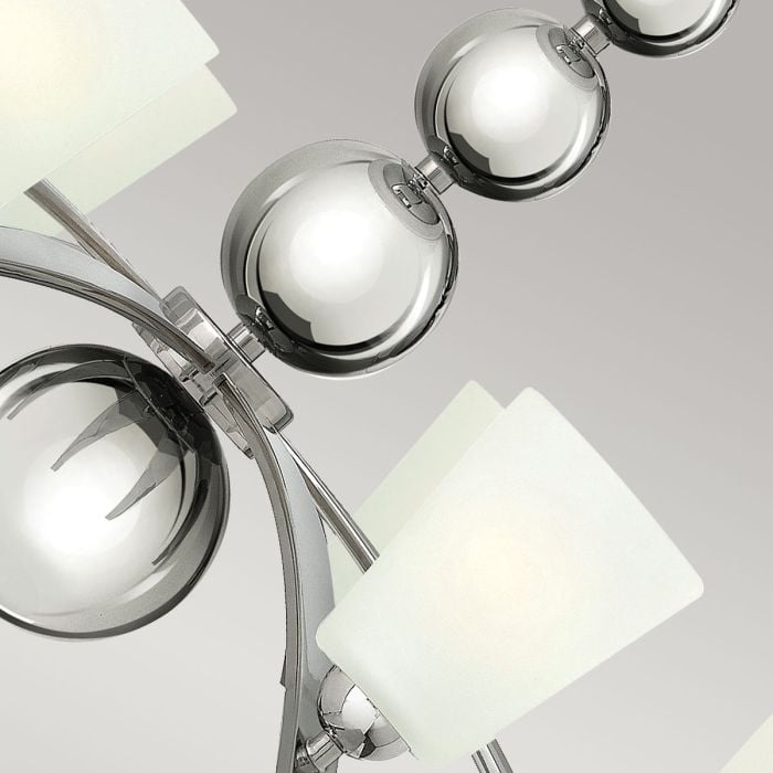 Elstead Lighting Zelda 8 Light Chandelier - Polished Nickel