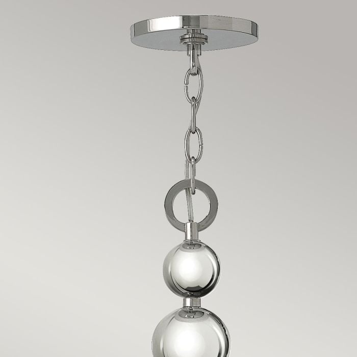 Elstead Lighting Zelda 8 Light Chandelier - Polished Nickel