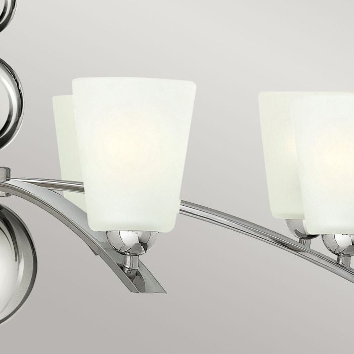 Elstead Lighting Zelda 8 Light Chandelier - Polished Nickel