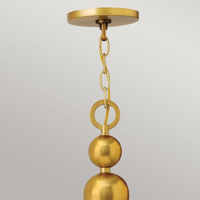 Elstead Lighting Zelda 8 Light Chandelier - Vintage Brass