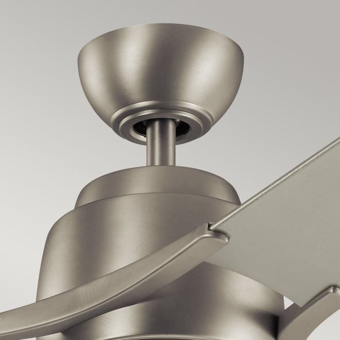 Elstead Lighting Zeus - 60in / 152cm Fan - Brushed Nickel