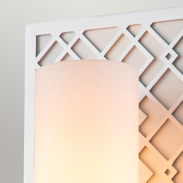 Elstead Lighting Ziggy 1lt Wall Light - Lacquered Silver