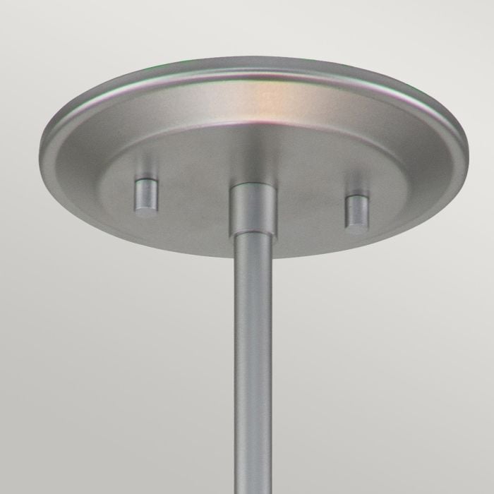 Elstead Lighting Ziggy 2lt Small Pendant - Lacquered Silver