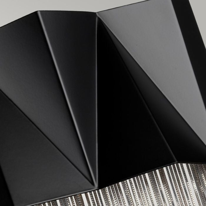 Elstead Lighting Zuma 3 Light Wall Light - Satin Black/ Silver