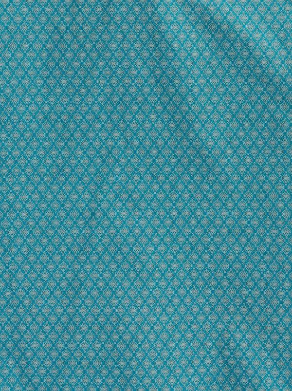 Ely Cattleman Boy's Ely Cattleman Long Sleeve Medallion Print Western Snap Shirt- Teal & Khaki