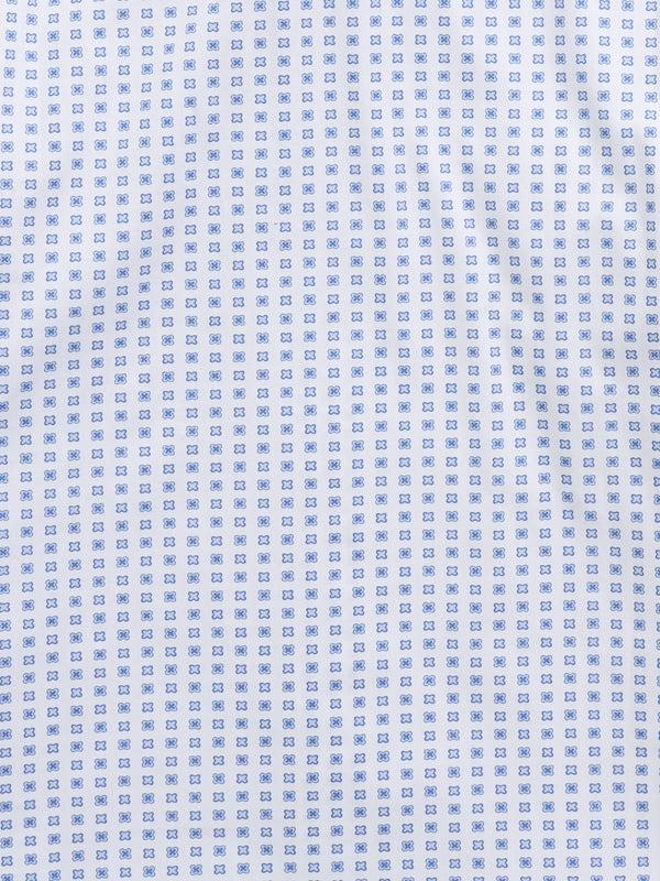 Ely Cattleman Boy's Ely Cattleman Short Sleeve White Geo Print Snap Shirt