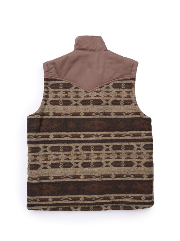 Ely Cattleman Men's Western Aztec Puffer Vest