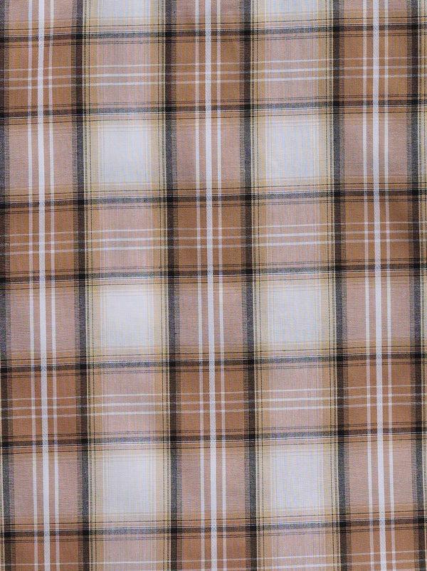 Ely Cattleman Girl's Ely Cattleman Plaid Western Snap Shirt With Floral Embroidery