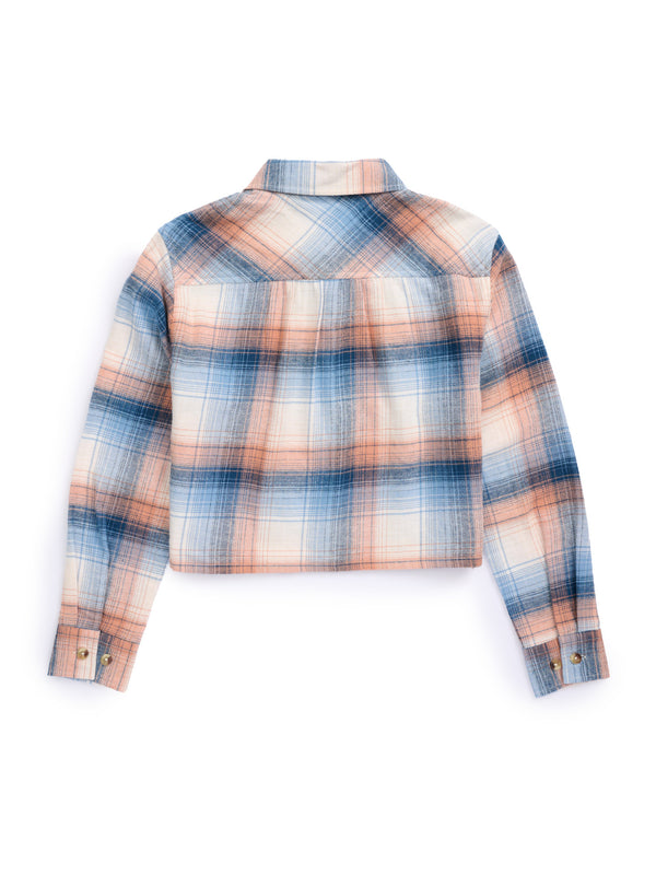 Ely Cattleman Girl's Ely Walker Boyfriend Flannel Shirt