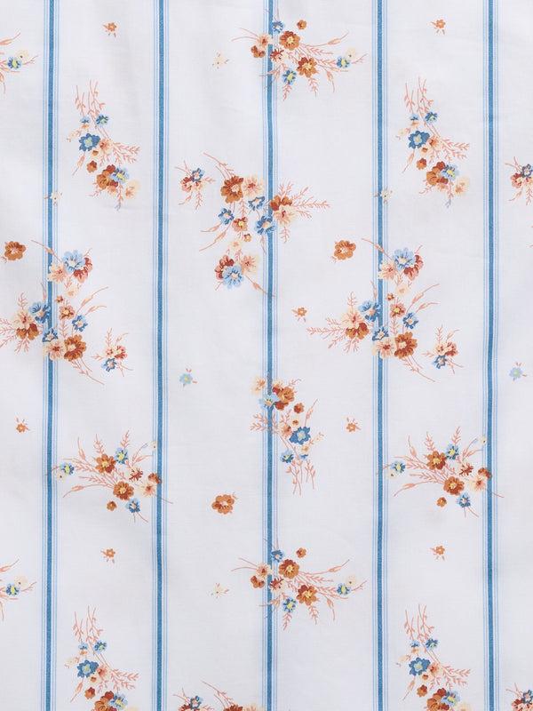 Ely Cattleman Girl's Ely Wallpaper Floral Stripe Print Sleeveless Shirt