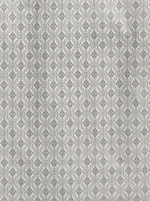 Ely Cattleman Men's Ely Cattleman Long Sleeve Medallion Print Western Snap Shirt - Ecru & Black