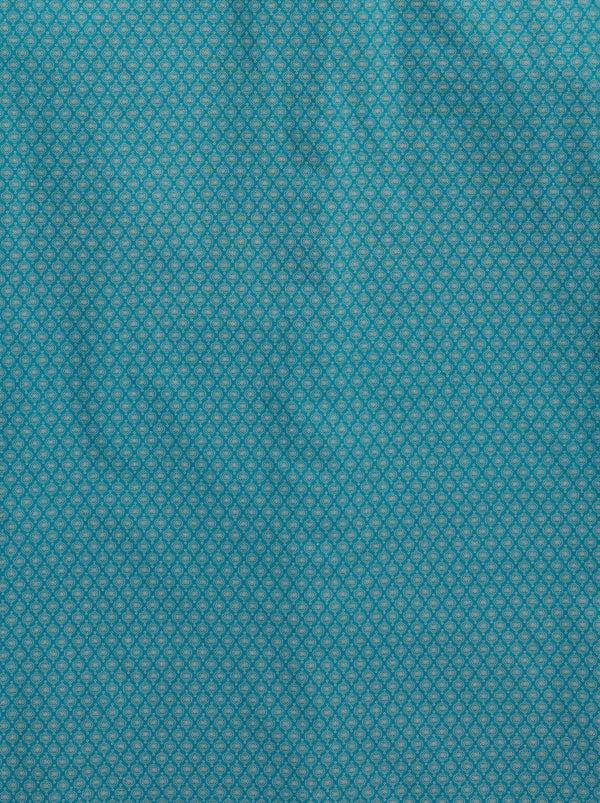 Ely Cattleman Men's Ely Cattleman Long Sleeve Medallion Print Western Snap Shirt- Teal & Khaki