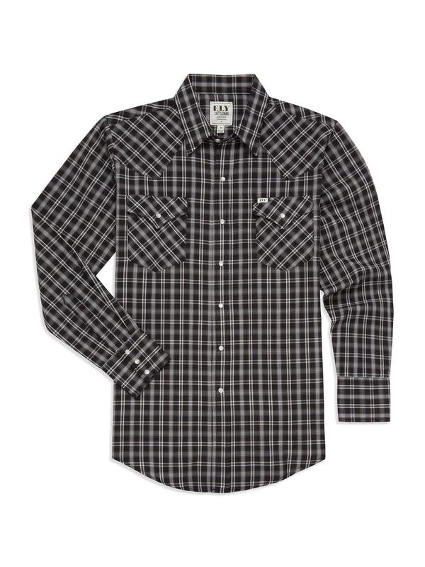 Ely Cattleman Men's Ely Cattleman Long Sleeve Plaid Western Snap Shirt