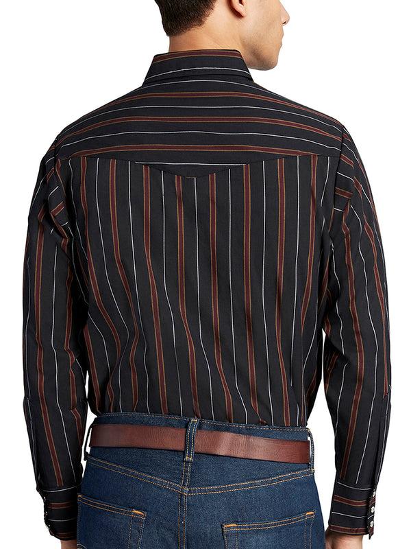 Ely Cattleman Men's Ely Cattleman Long Sleeve Stripe Western Snap Shirt