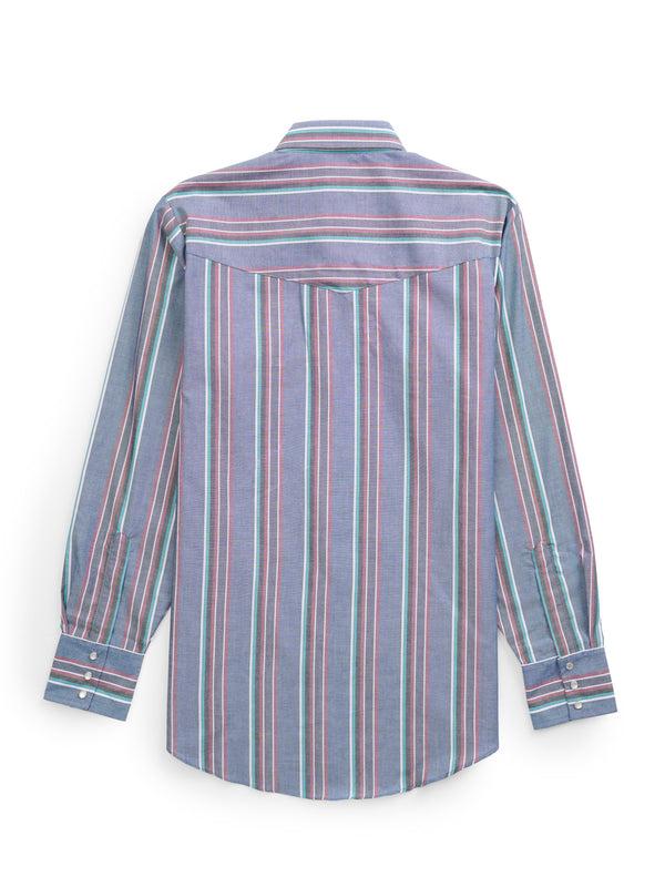 Ely Cattleman Men's Ely Cattleman Long Sleeve Stripe Western Snap Shirt
