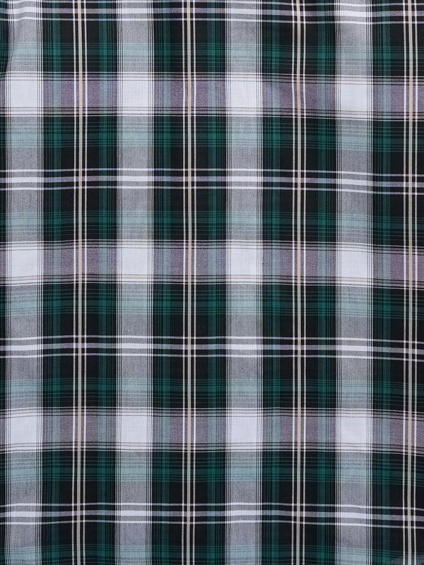 Ely Cattleman Men's Ely Cattleman Long Sleeve Textured Green Plaid Western Snap Shirt