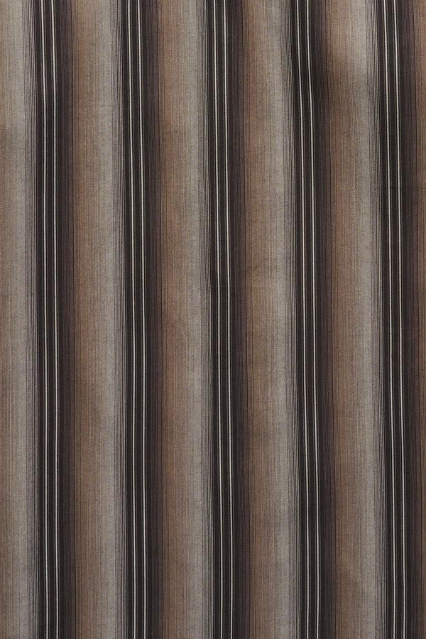 Ely Cattleman Men's Ely Cattleman Long Sleeve Textured Stripe Western Snap Shirt- Brown & Navy