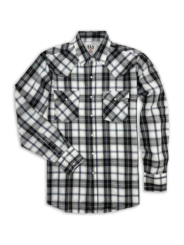 Ely Cattleman Men's Ely Cattleman Pro Long Sleeve Plaid Vented Western Shirt