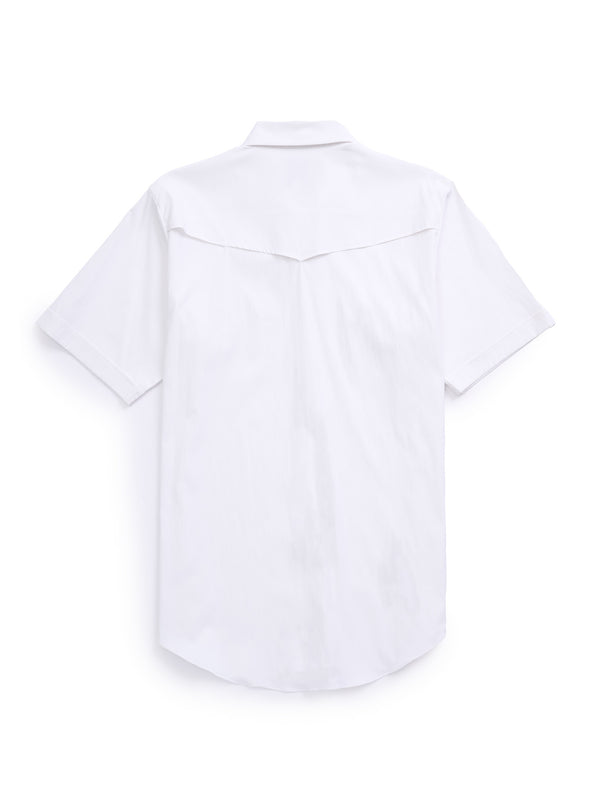 Ely Cattleman Men's Ely Cattleman Pro Short Sleeve Stretch Solid Vented Western Shirt