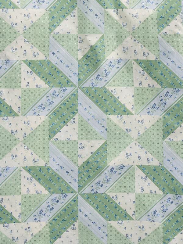 Ely Cattleman Women's Cowboygirl Sage Brush Quilt Print Granddaddy Snap Shirt